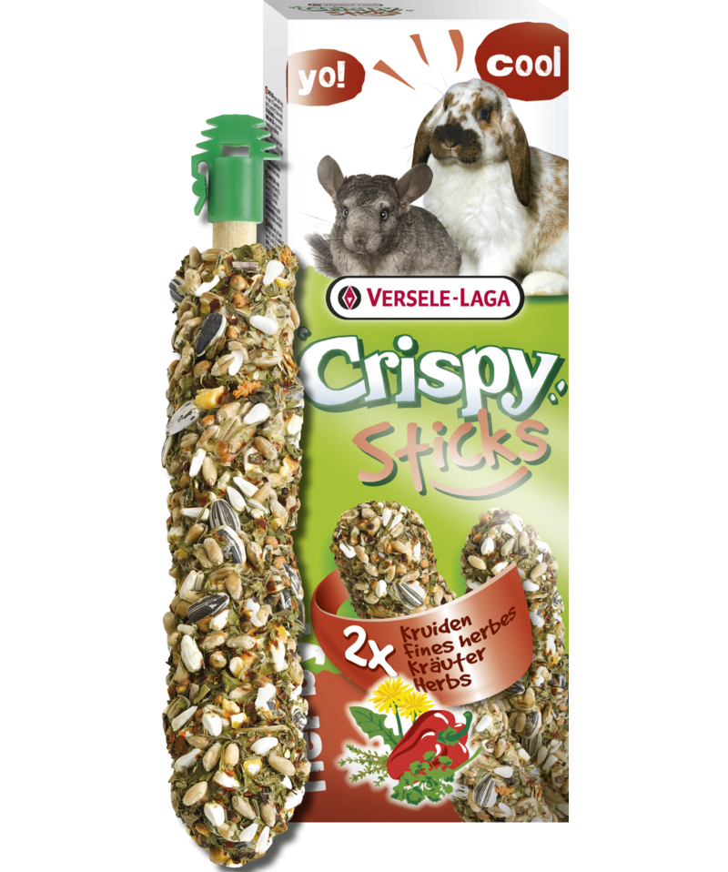 Versele-Laga Crispy Sticks Herb for Rabbit/Chinchilla - Exotic Wings and Pet Things