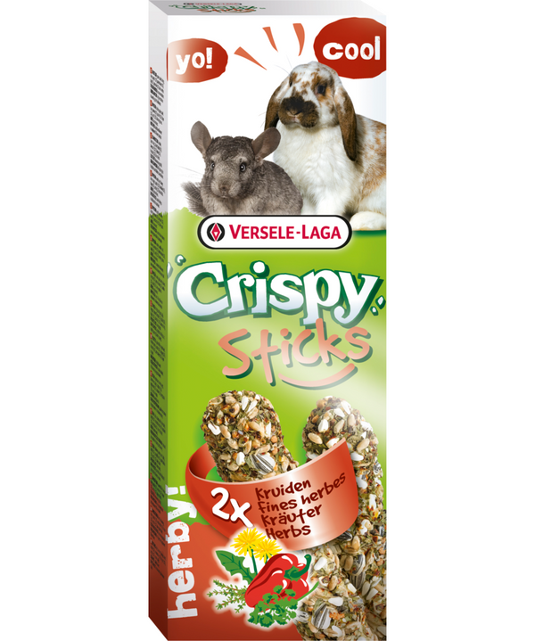 Versele-Laga Crispy Sticks Herb for Rabbit/Chinchilla - Exotic Wings and Pet Things