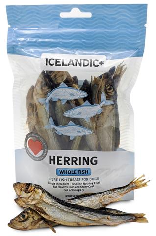 Icelandic+ Herring Whole Fish Dog Treat 3oz/85g