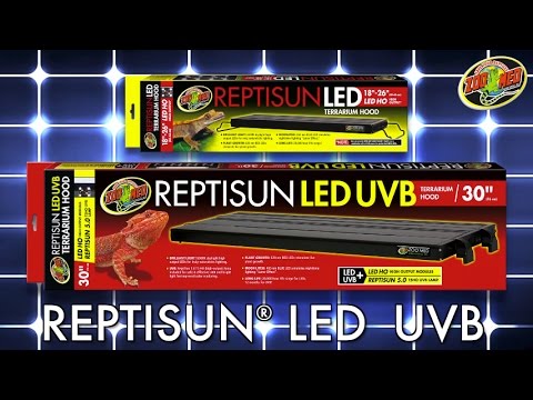 Load and play video in Gallery viewer, Zoo Med Repti Sun LED / UVB T5HO Terrarium Hood
