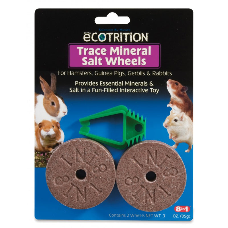 Mineral Wheels 2pk 3 oz for Small Pets