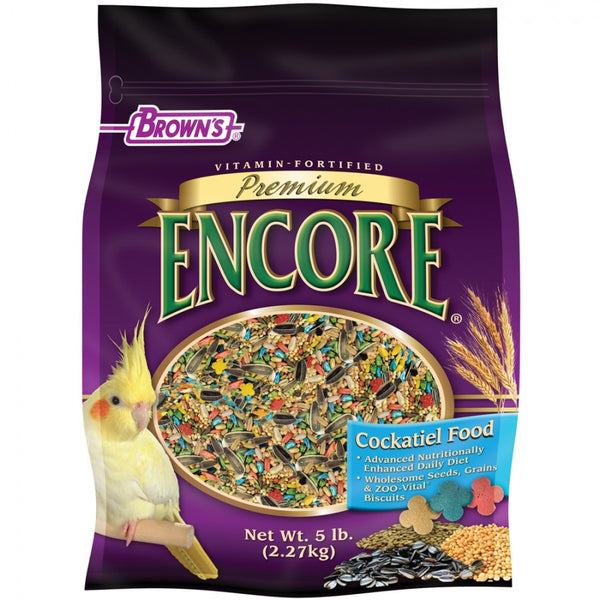 Brown's Encore Premium Cockatiel Food