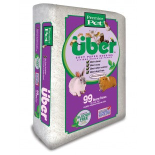 Premier Pet Uber Soft Paper Bedding White - Exotic Wings and Pet Things
