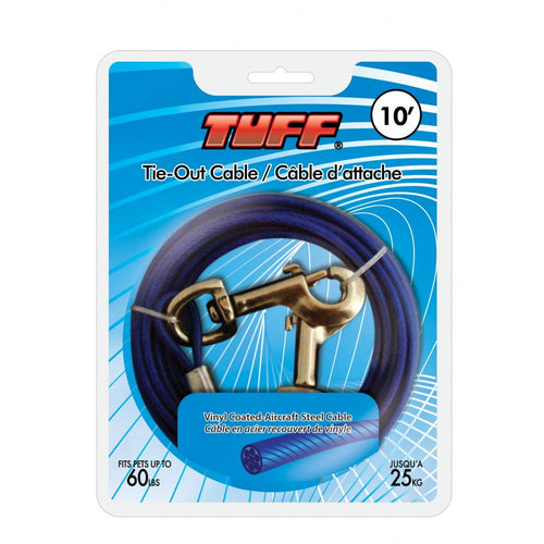 TUFF Tie-Out Cable Small & Medium 10