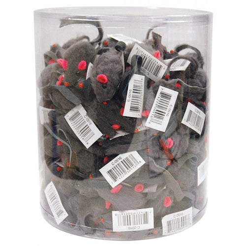 Small Furry Mouse Cat Toy