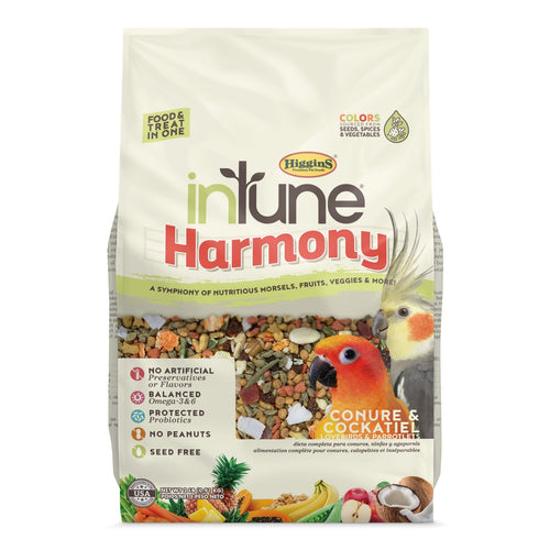 Higgins Intune Harmony Conure & Cockatiel Enrichment Diet