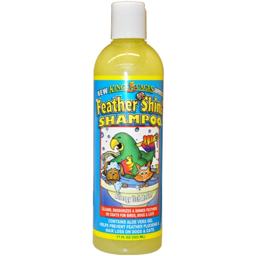 Kings Cages Parrot Feather Shine Shampoo 17 Fl oz. - Exotic Wings and Pet Things