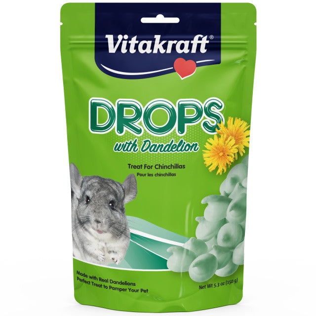 Vitakraft Dandelion Drops for Chinchillas - Exotic Wings and Pet Things