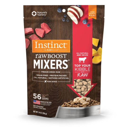 Instinct Raw Boost All Natural Beef Dog Mixers
