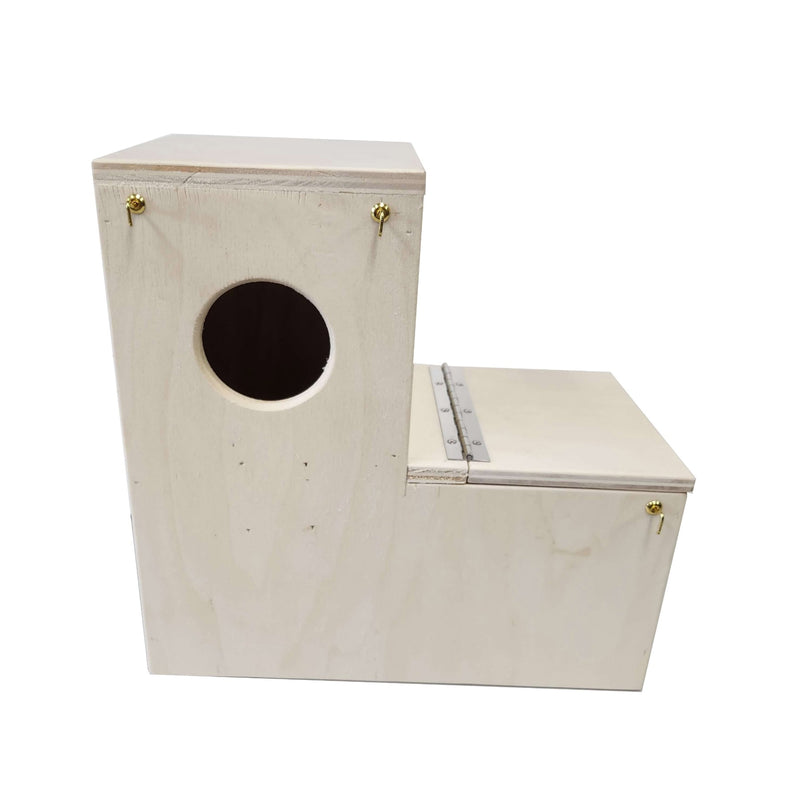 Conure / Cockatiel - L Nest Box - 14"L x 7"W x 14"H