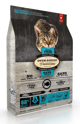 Oven Baked Tradition All Life Stages Grain Free Cat Food - Fish 🍁