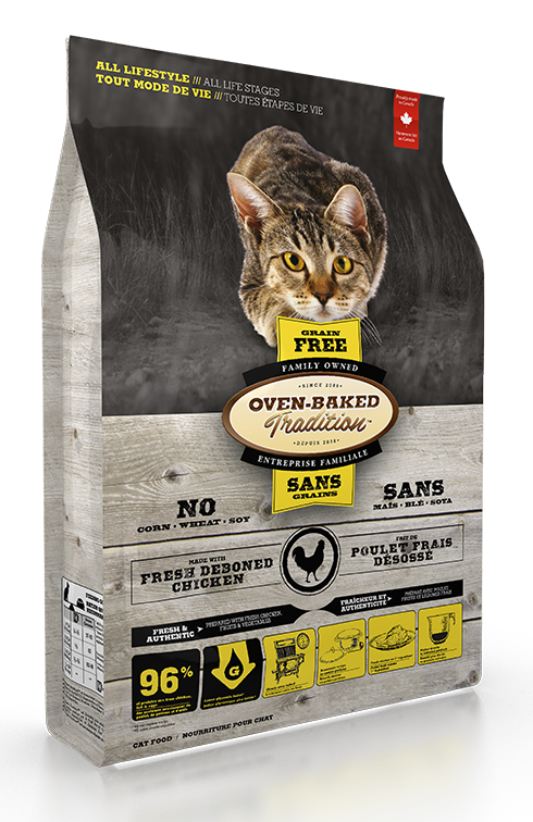 Oven Baked Tradition All Life Stages Grain Free Cat Food - Chicken