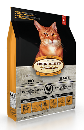 Oven Baked Tradition Senior Weight Management Cat Food - Chicken 🍁