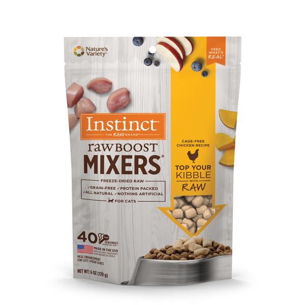 Instinct Raw Boost Cage-Free Chicken Cat Meal Mixer 6oz