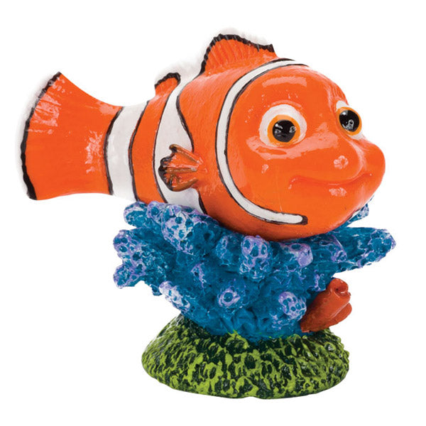Penn-Plax Finding Nemo with Coral Aquarium Ornament Mini