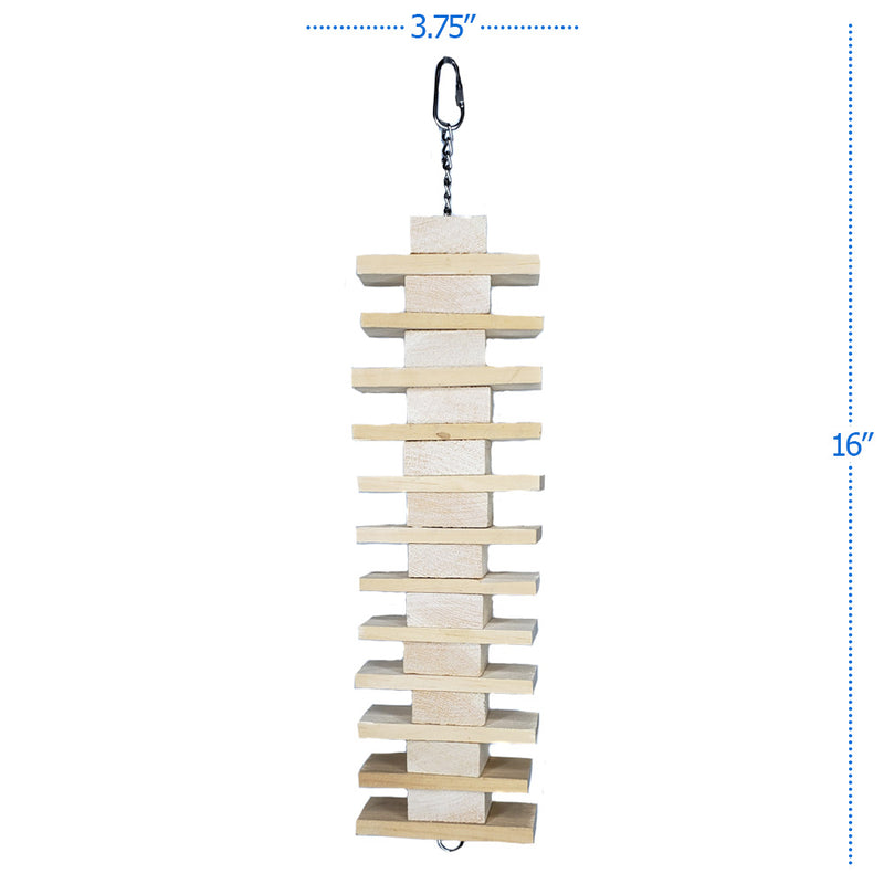 Block Accordion Medium Parrot Toy - 1040 🍁
