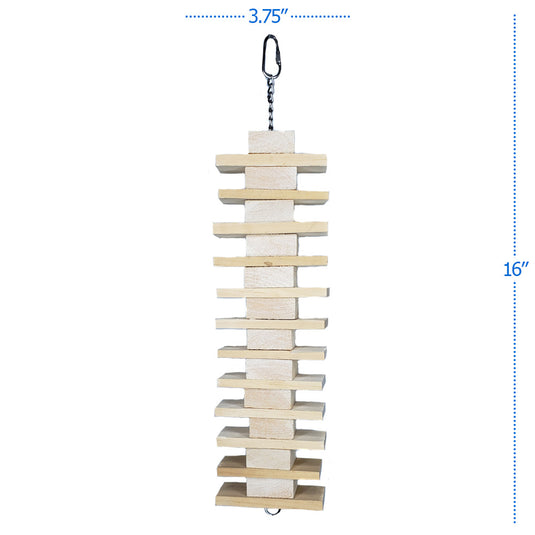 Block Accordion Medium Parrot Toy - 1040 🍁