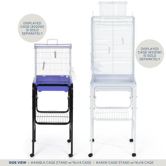 Prevue Hendryx Tubular Cage Stand For 16"L x 16"W or 16"L x 14"W