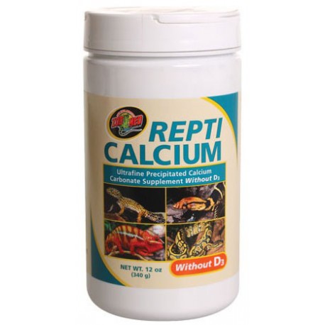 Zoo Med ReptiCalcium Without D3 - Exotic Wings and Pet Things
