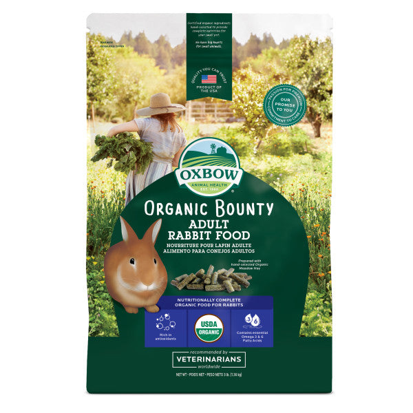 Oxbow Organic Bounty Rabbit Food 3 lb