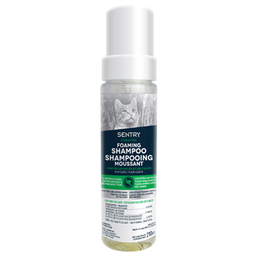 Sentry Flea & Tick Foaming Shampoo for Cats, 210 ml