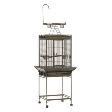 Hagen Wrought Iron Play Pen Chalet Cage - Exotic Wings and Pet Things
