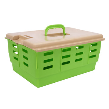 Pet Voyageur Stowaway Carrier - Beige/Green