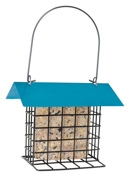 Pinebush Suet Cake Feeder with Roof - Exotic Wings and Pet Things