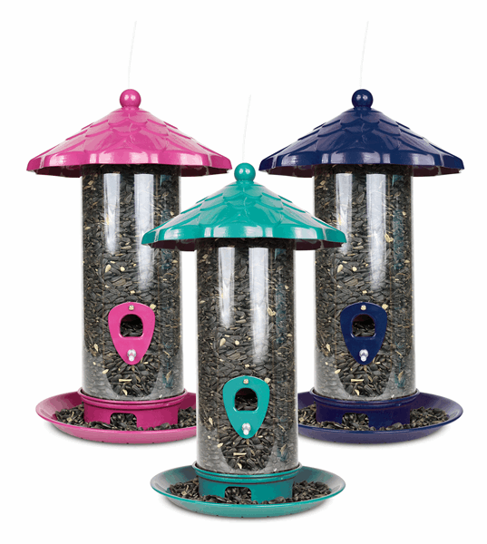 Pinebush High Capacity Decorative Seed Feeder - Exotic Wings and Pet Things