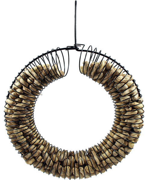 Pinebush Wreath Peanut Feeder - Exotic Wings and Pet Things