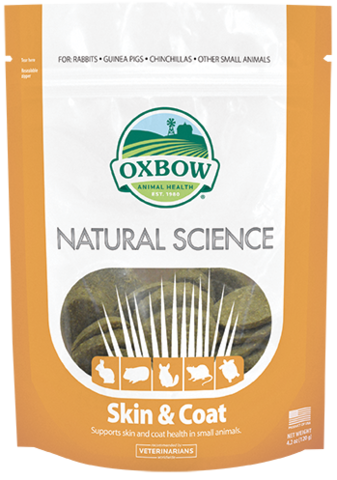 Oxbow Natural Science Skin & Coat Supplement 60 ct - Exotic Wings and Pet Things