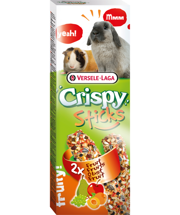 Versele-Laga Crispy Sticks Fruit Rabbit/Guinea Pig Treat - Exotic Wings and Pet Things