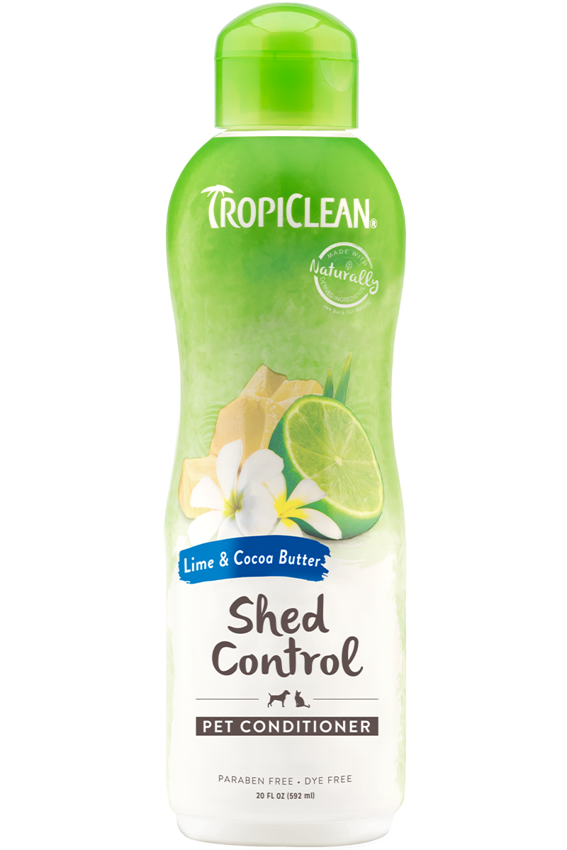 TropiClean Lime & Cocoa Butter Deshedding Conditioner 20 oz - Exotic Wings and Pet Things