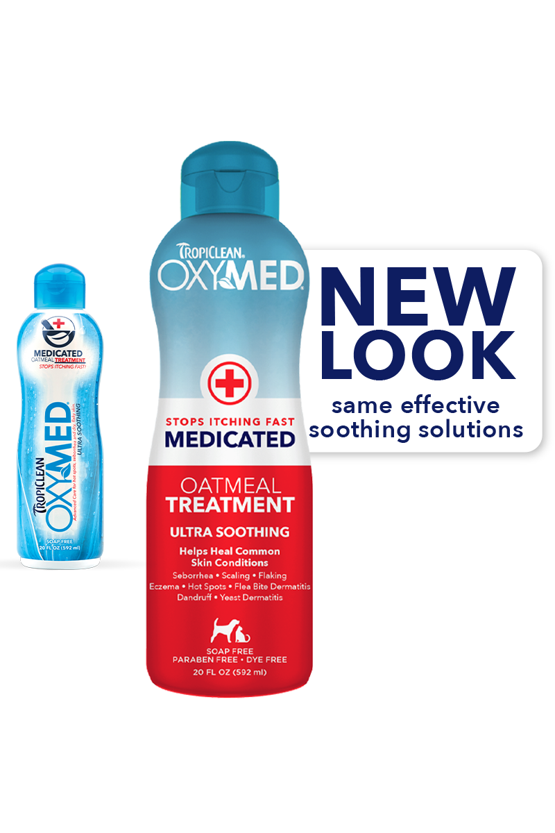 TropiClean Oxymed Medicated Oatmeal Treatment 20 oz - Exotic Wings and Pet Things