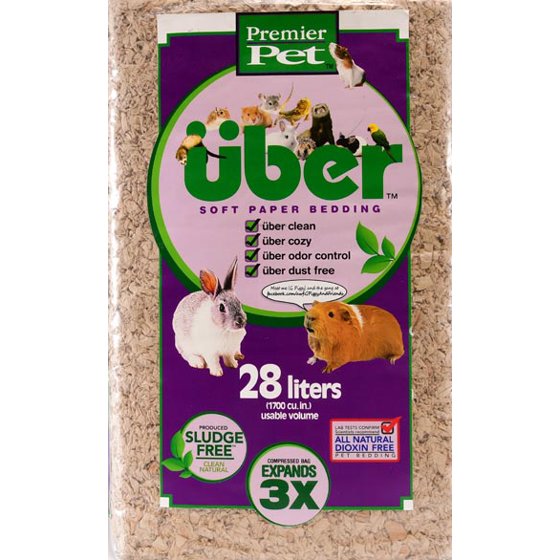 Premier Pet Uber Soft Paper Bedding Natural - Exotic Wings and Pet Things