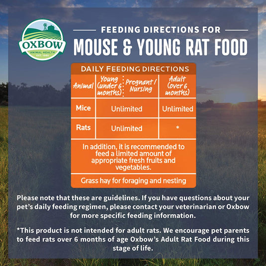 Oxbow Garden Select Mouse & Young Rat Food