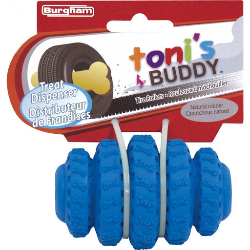 Toni's Buddy Tire Roller Treat Holder 4"