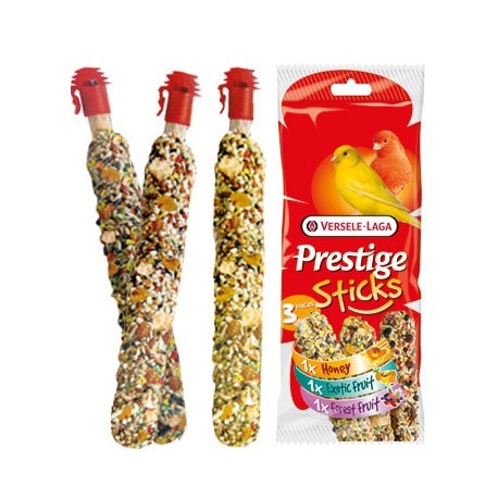 Versele-Laga Prestige Sticks Triple Variety Canary - Exotic Wings and Pet Things