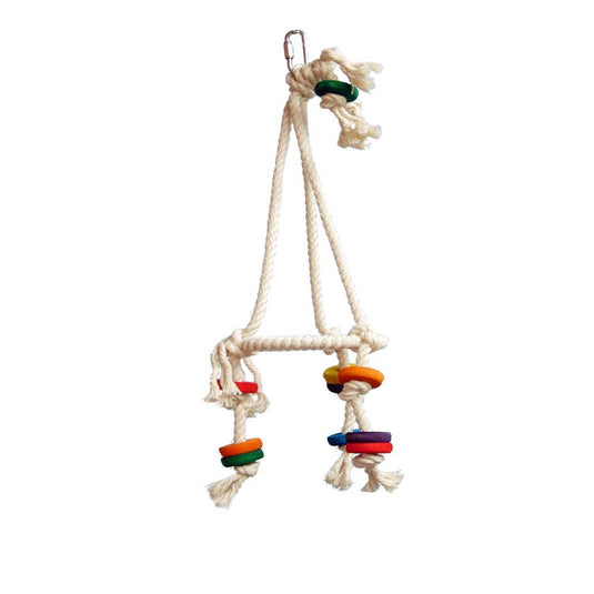 Zoo-Max Cotton Pyramid Parrot Swing (SM-Med-LG-XL) - 013 🍁
